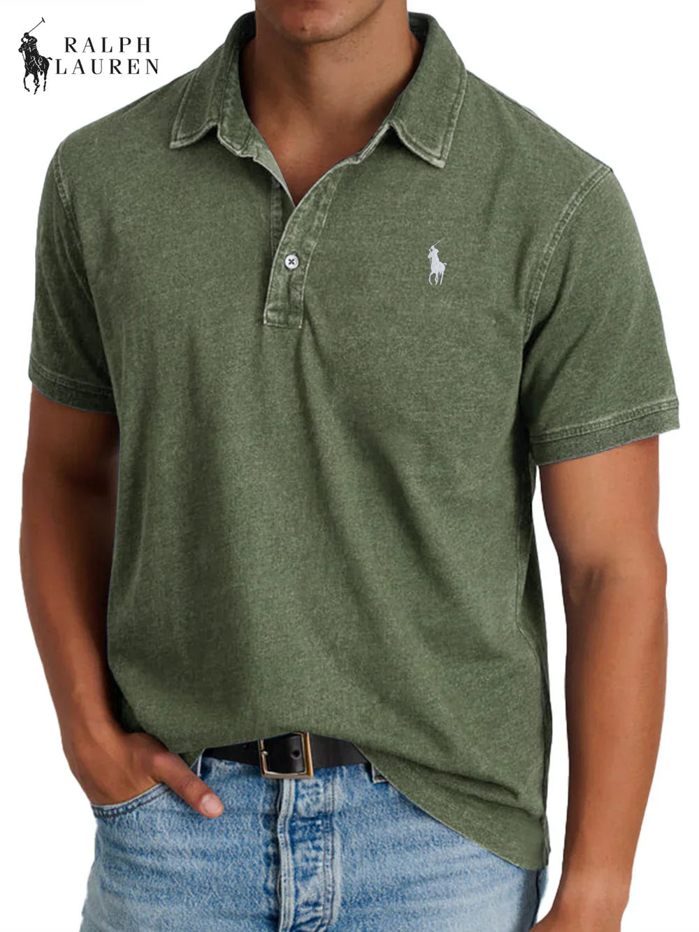 RALPH LAUREN - Ležérní pánské polo tričko