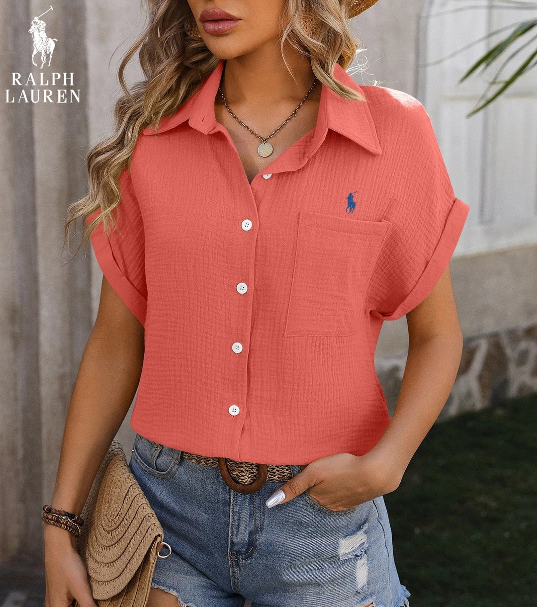 RALPH LAUREN - Neformální letní košile