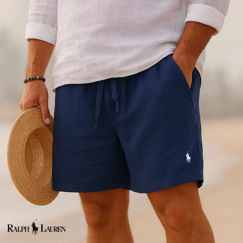 RALPH LAUREN - Lněné šortky