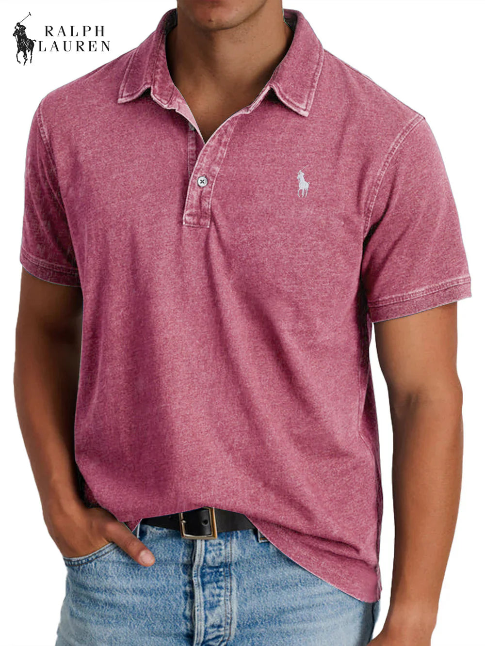 RALPH LAUREN - Ležérní pánské polo tričko