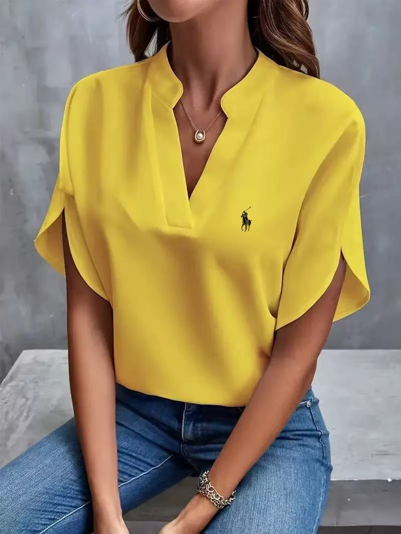 RALPH LAUREN - Tričko s výstřihem do VTričko s výstřihem do V