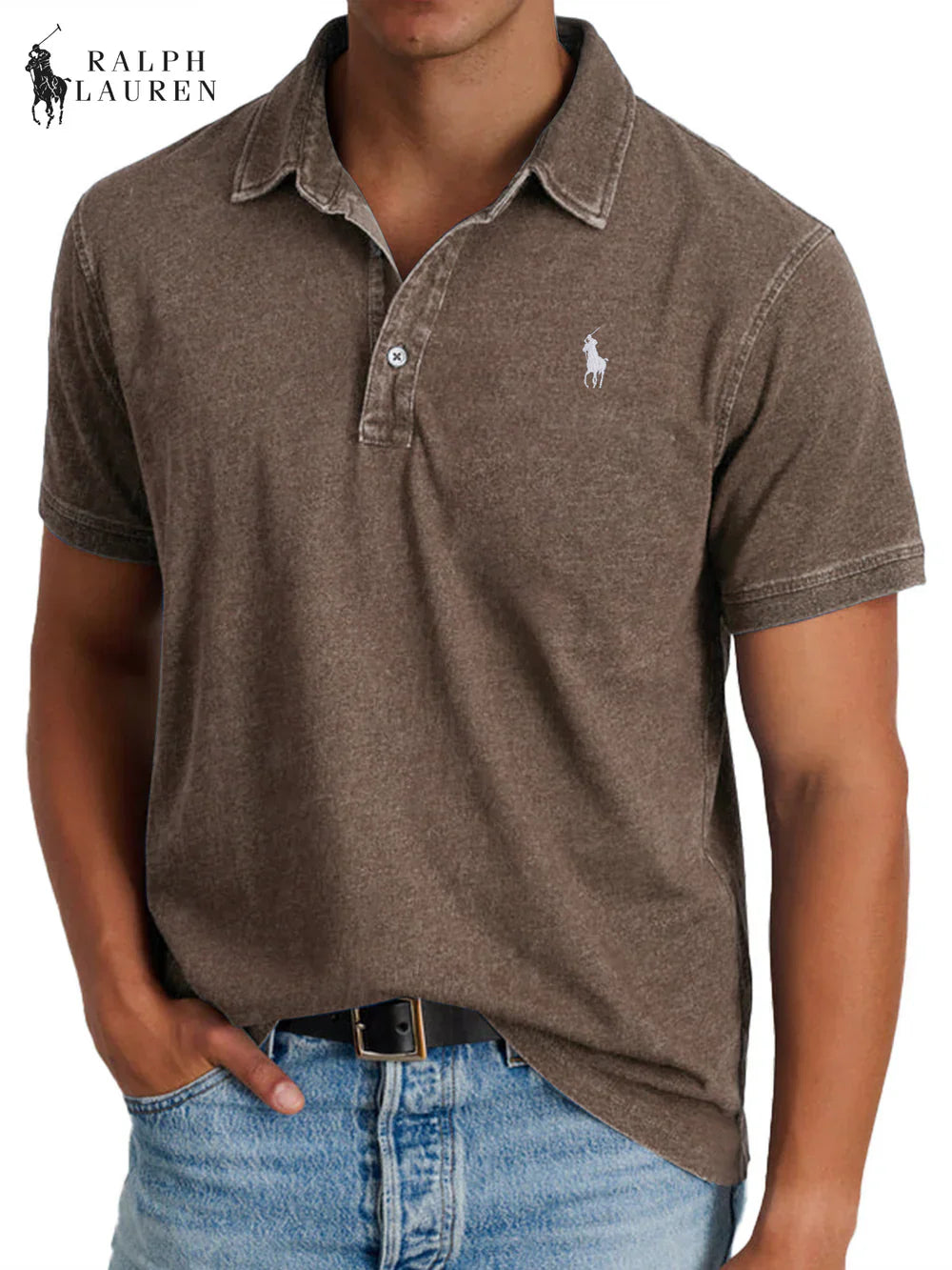 RALPH LAUREN - Ležérní pánské polo tričko