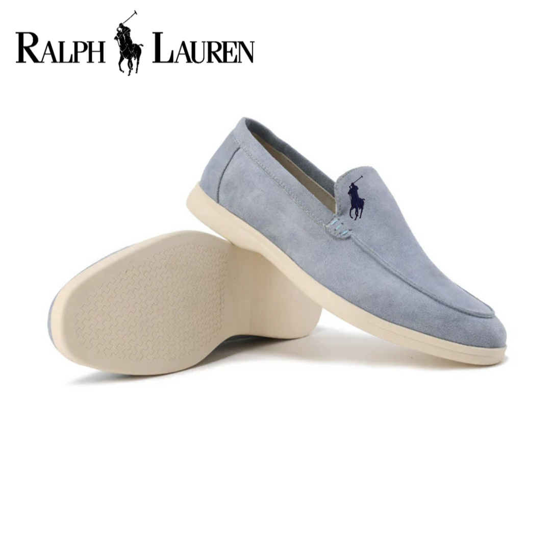 RALPH LAUREN - Elegantní semišové mokasíny