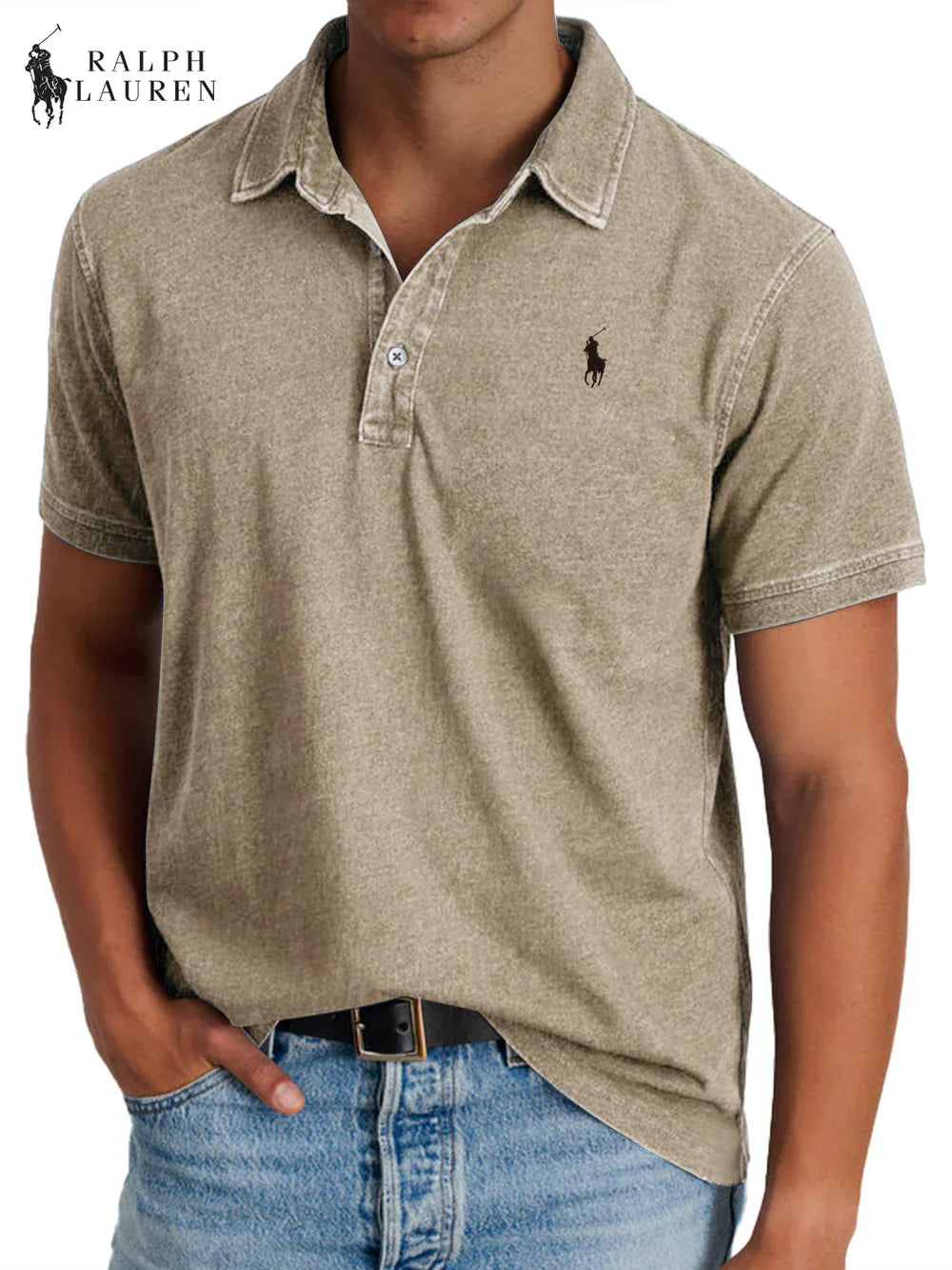 RALPH LAUREN - Ležérní pánské polo tričko