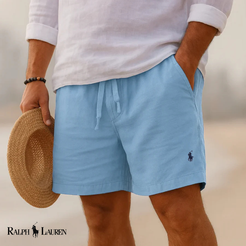 RALPH LAUREN - Lněné šortky