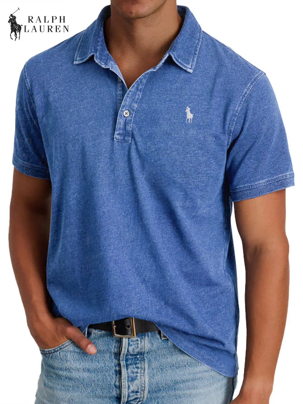 RALPH LAUREN - Ležérní pánské polo tričko
