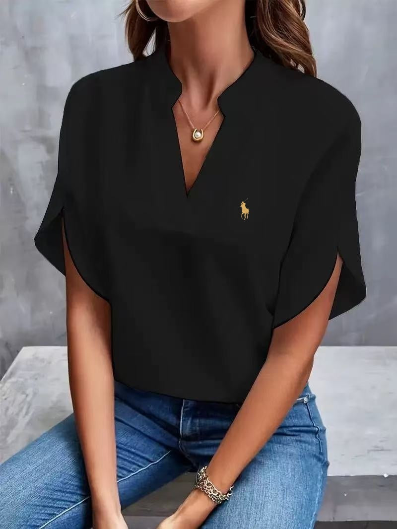 RALPH LAUREN - Tričko s výstřihem do VTričko s výstřihem do V